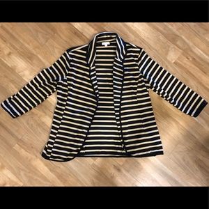 Charming Charlie Striped Blazer